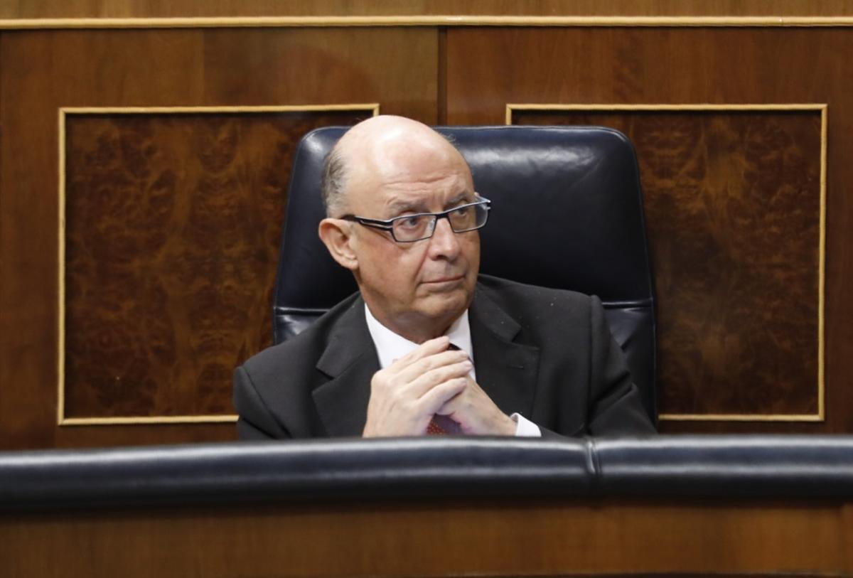Imagen de archivo de Cristóbal Montoro en el Congreso de los Diputados