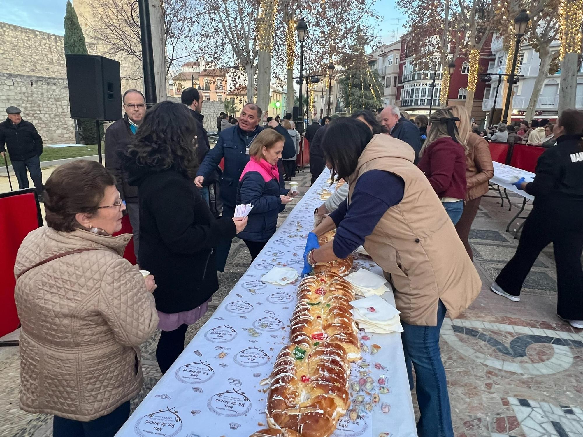 Roscón gigante en Lucena