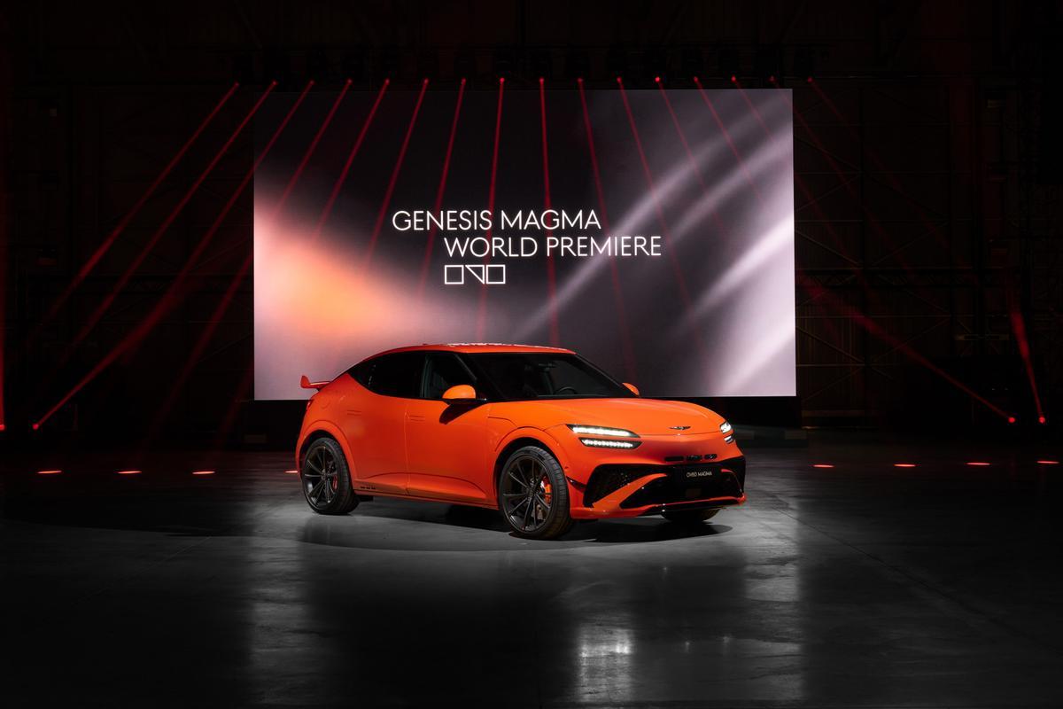 El Genesis GV60 Magma es uno de los nuevos y primeros modelos que llegarán a España.