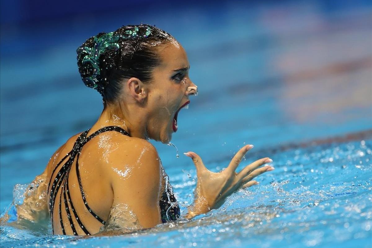 Bañador de niña de la selección española natación sincronizada