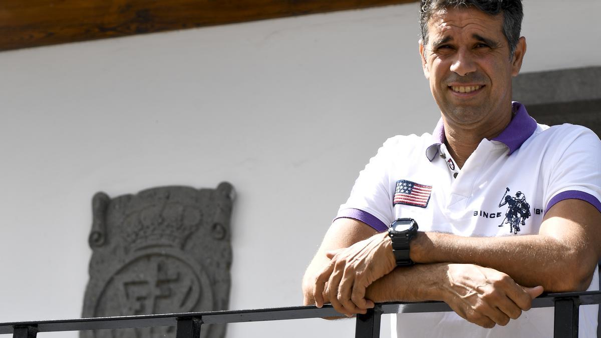 Juan Carlos Valerón, en su etapa como responsables de la selecciones de la Interinsular.