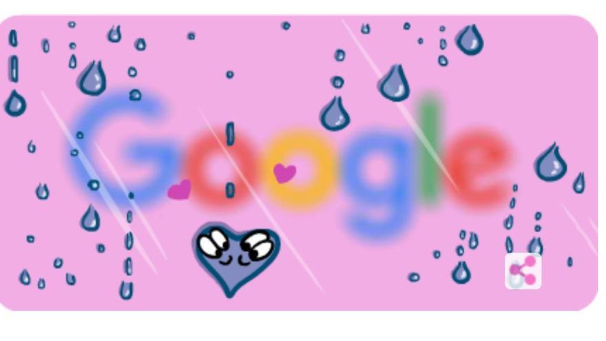 Google celebra el amor con un adorable doodle por San Valentín