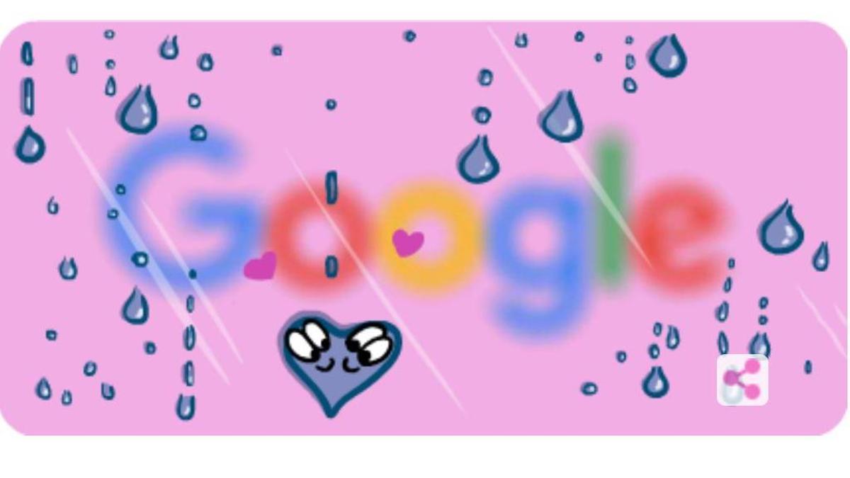 Doodle de Google por San Valentín.