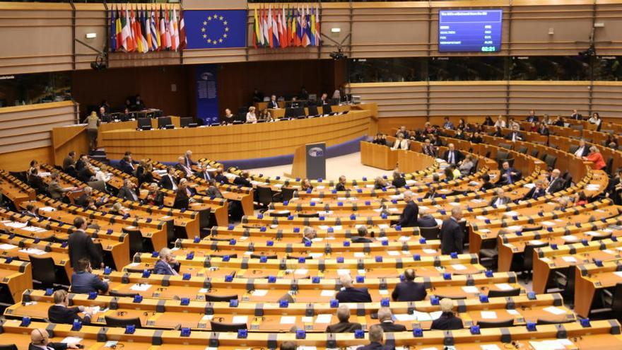 El ple de l&#039;Eurocambra durant el debat sobre el Brexit el 30 de gener del 2019