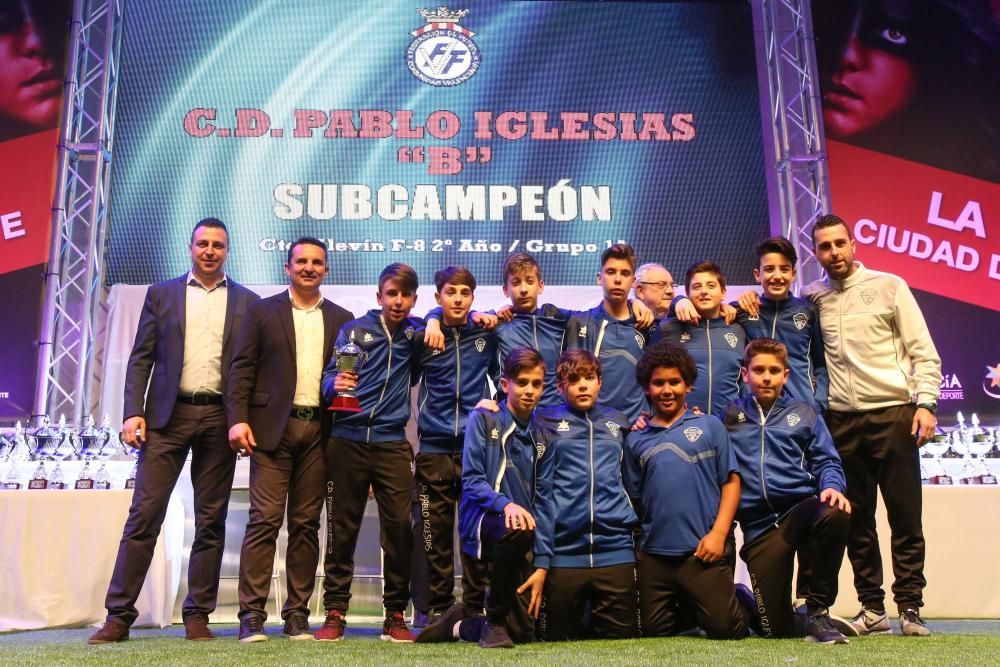 170 equipos premiados en la Gala del Fútbol Base Provincial en La Nucía