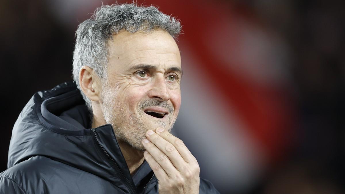 Luis Enrique Martínez, entrenador del Paris Saint-Germain