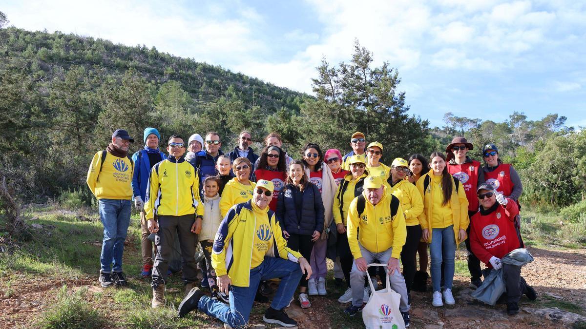 Grupo de voluntarios.