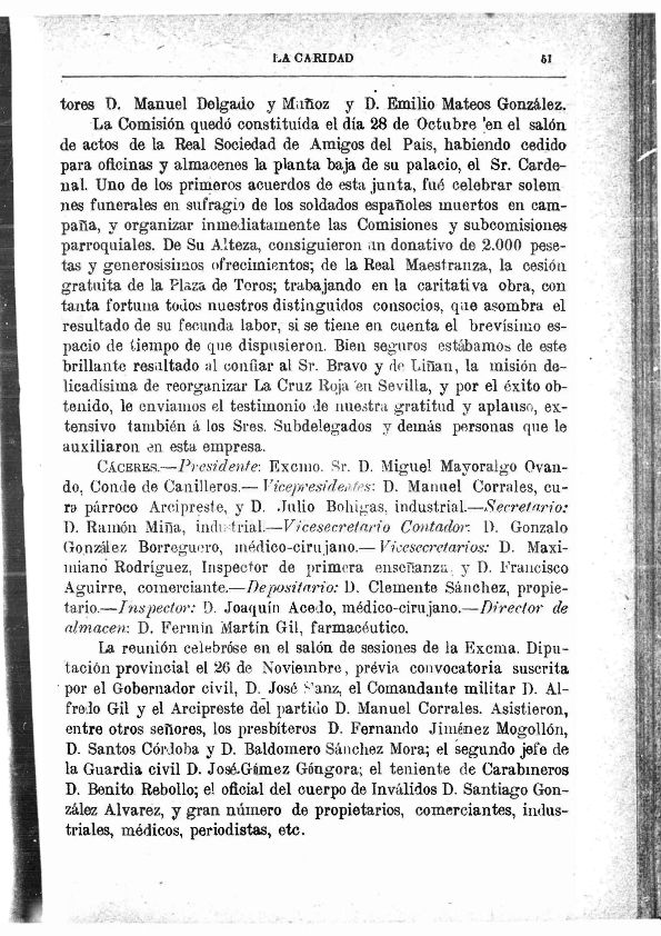 125 años de Cruz Roja Cáceres