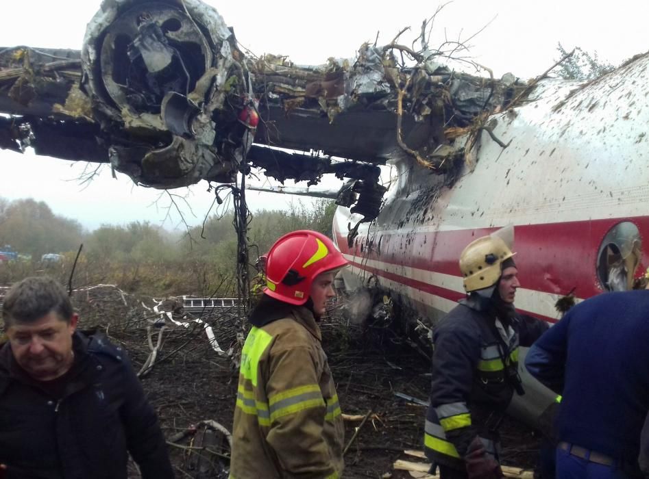 Accidente aéreo en Ucrania de un avión procedente