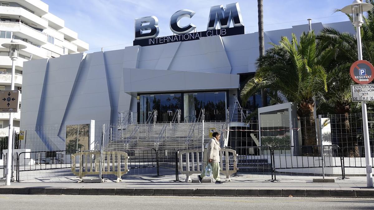 La discoteca BCM ha sido vallada en vísperas de Nochevieja