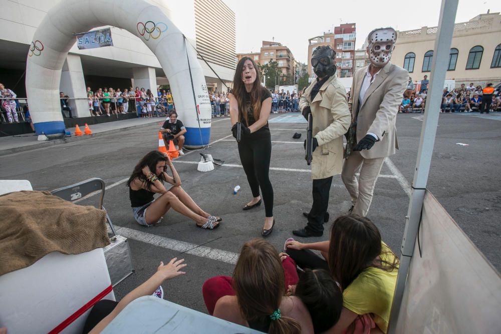 200 personas participaron en el simulacro de explosión y atraco con rehenes