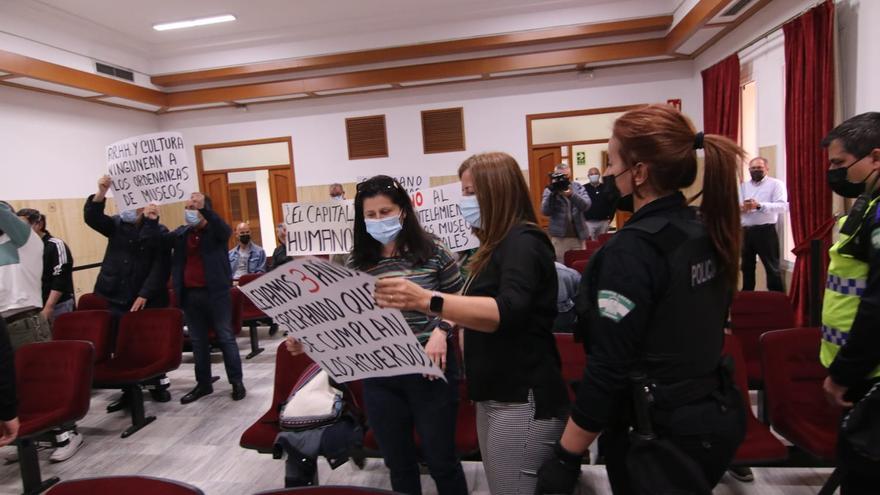 Los trabajadores de los museos municipales amenazan con movilizarse también en mayo