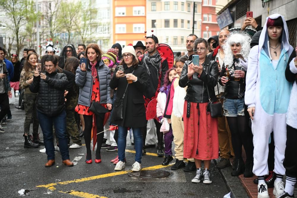 Martes ''choqueiro'' en A Coruña pese a la lluvia