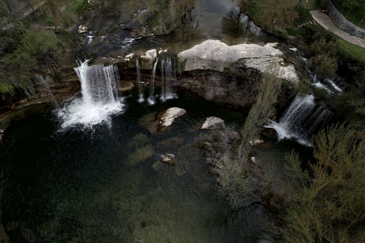 Vista áerea de Pedrosa de Tobalina.