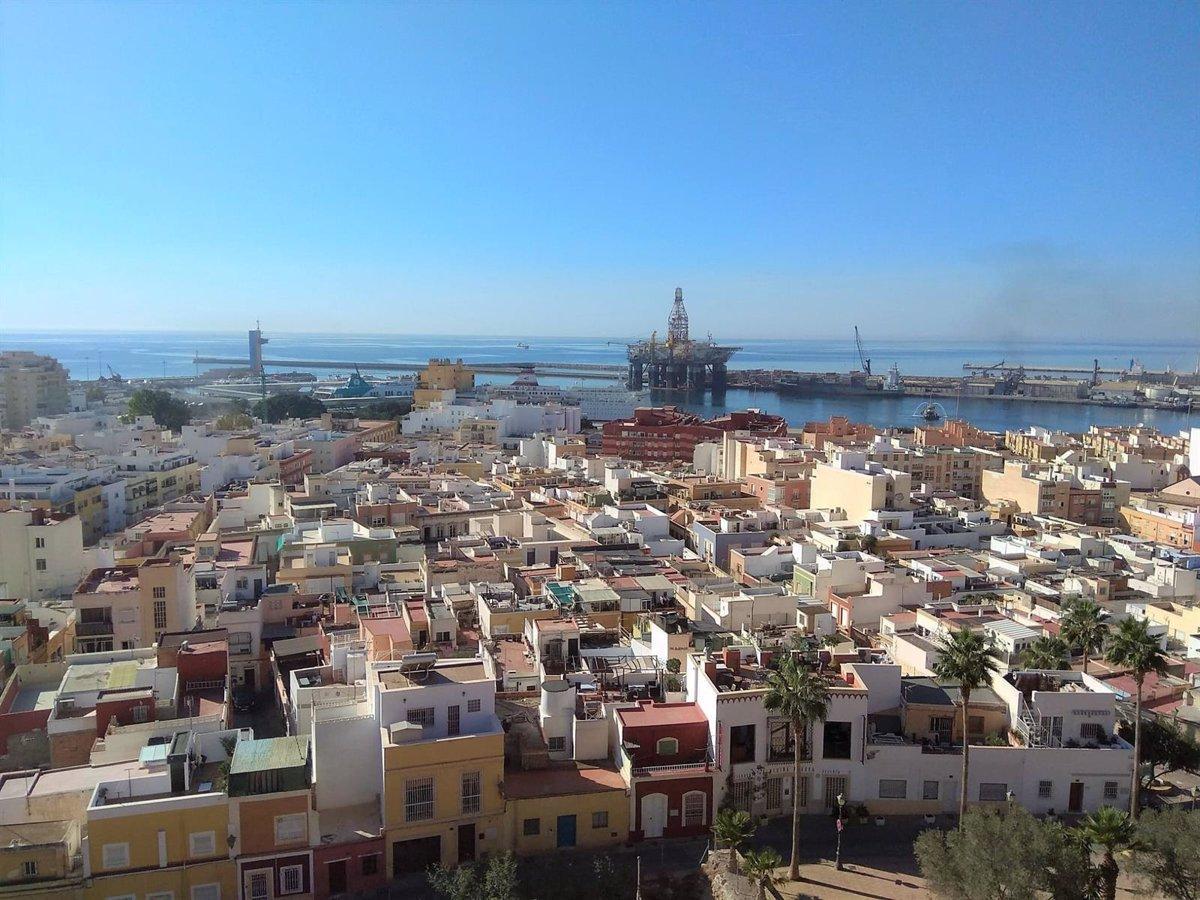 Panorámica de la ciudad de Almería.