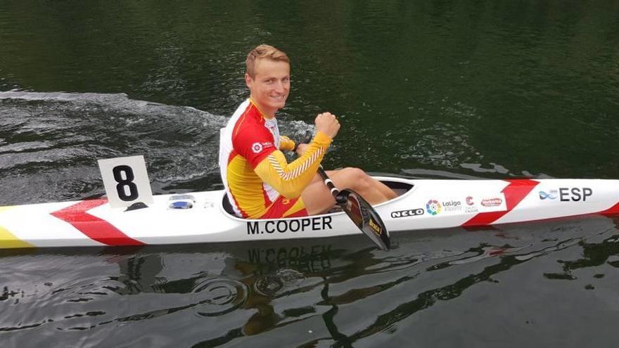 Marcus Cooper Walz, en Duisburgo tras clasificarse para la final del K-1 1.000 metros.