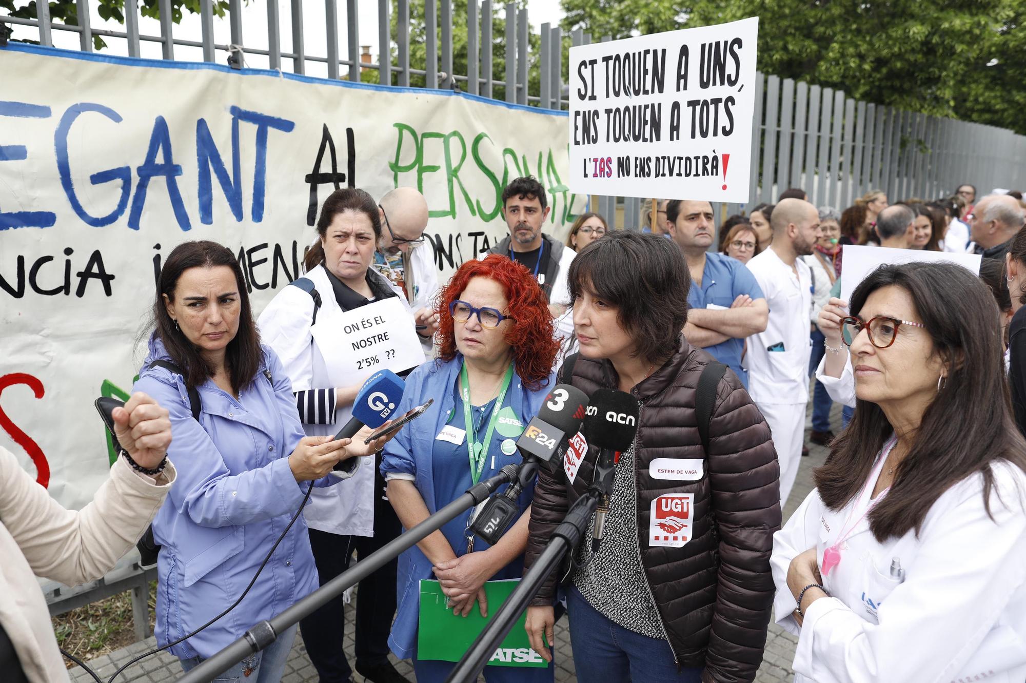 Treballadors de l'hospital Santa Caterina i Salut Mental denuncien que l'empresa s'oposa a negociar