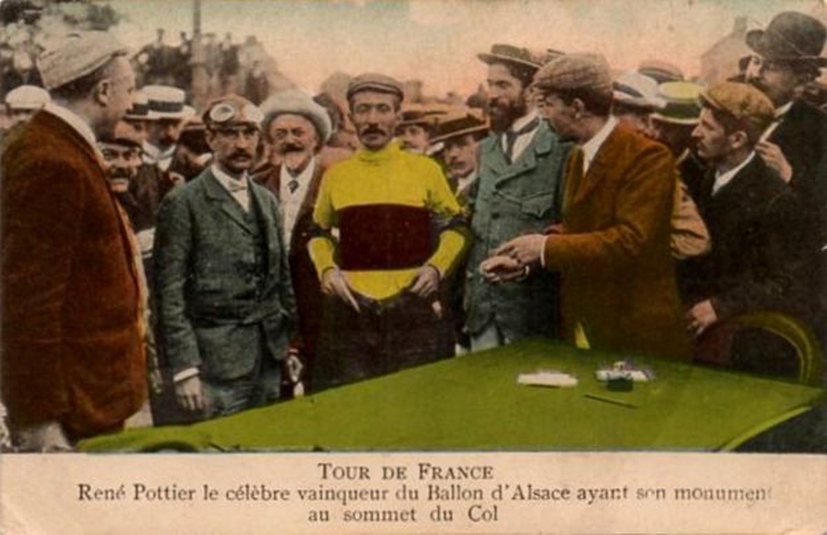 René Pottier, en 1909