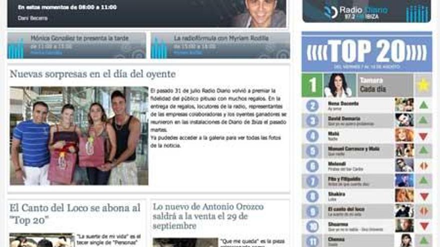 Radio Diario estrena página web - Diario de Ibiza