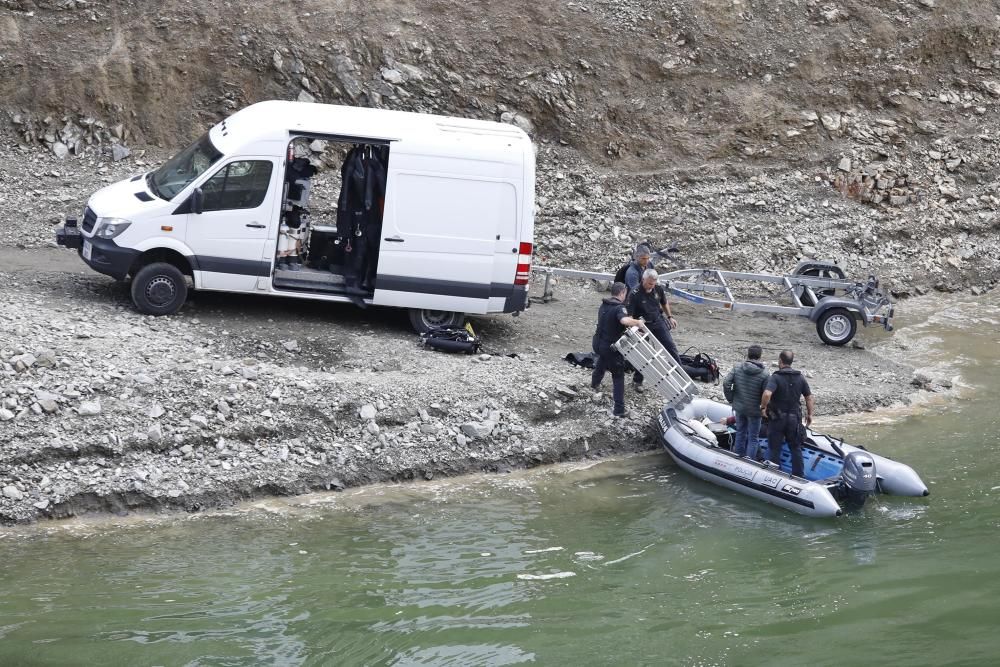 Els Mossos troben dos cossos al pantà de Susqueda.