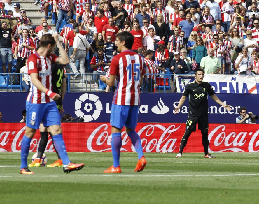 El partido entre el Atlético de Madrid y el Sporting, en imágenes