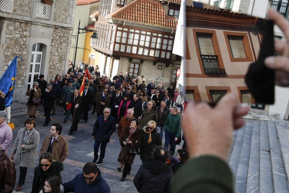 Procesión del socorro en Luanco