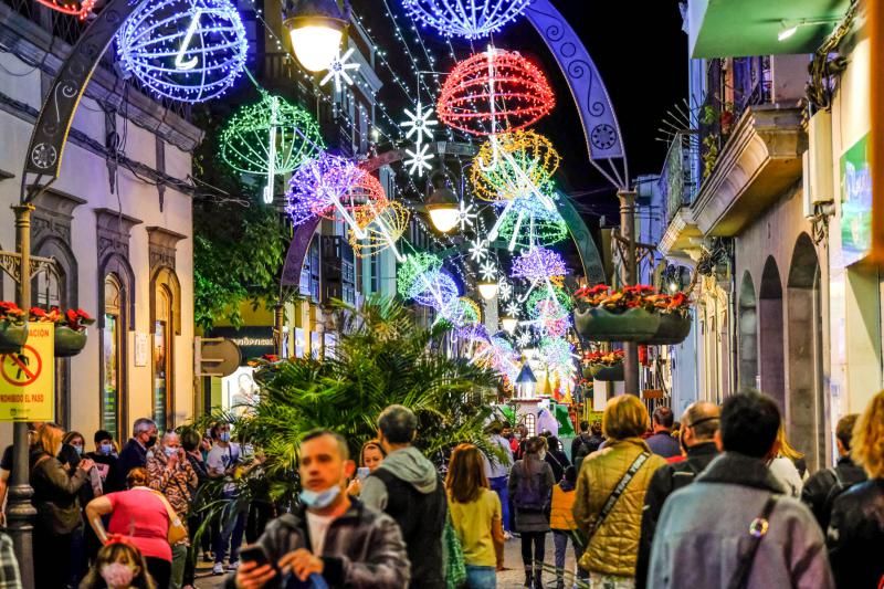 Recorrido por la iluminación en el casco de Gáldar