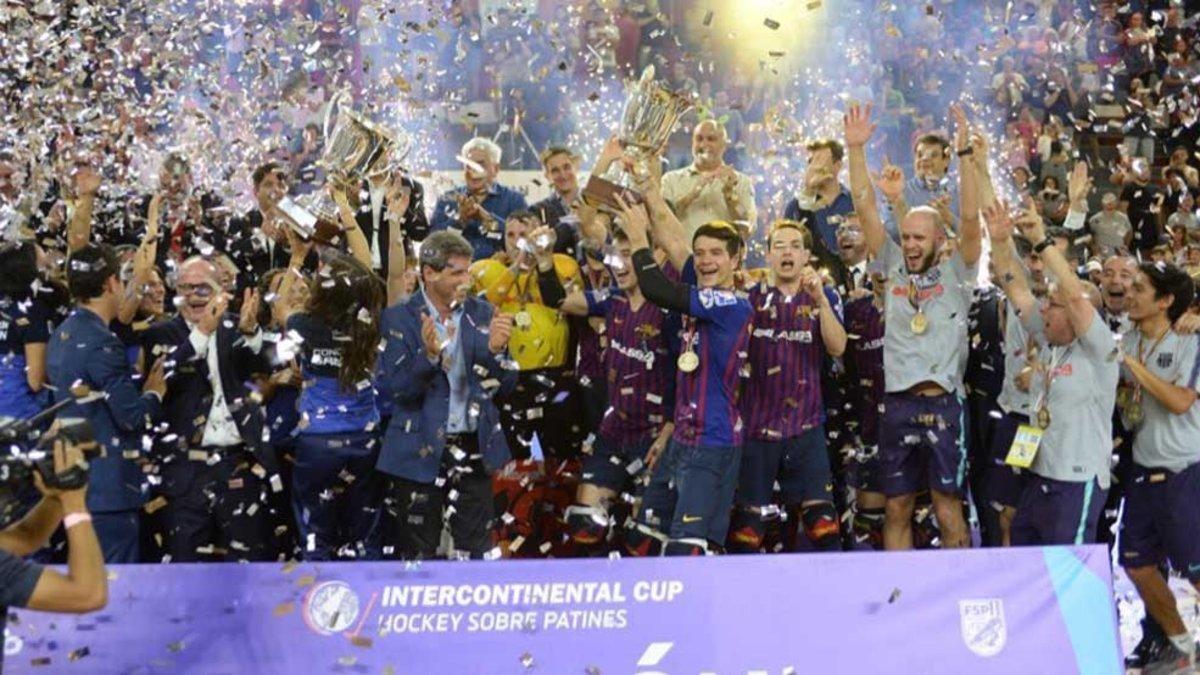 El Barça celebró el último título, la Intercontinental, en San Juan (Argentina)