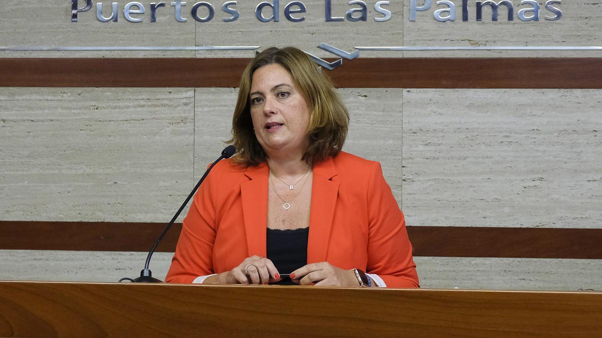 Beatriz Calzada, presidenta del Consejo de Administración del Puerto de La Luz y de Las Palmas | 05/10/2023 | Fotógrafo: Andrés Cruz