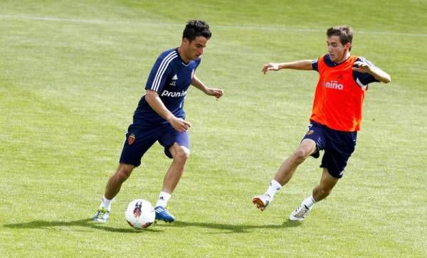 Imágenes del entrenamiento del Real Zaragoza