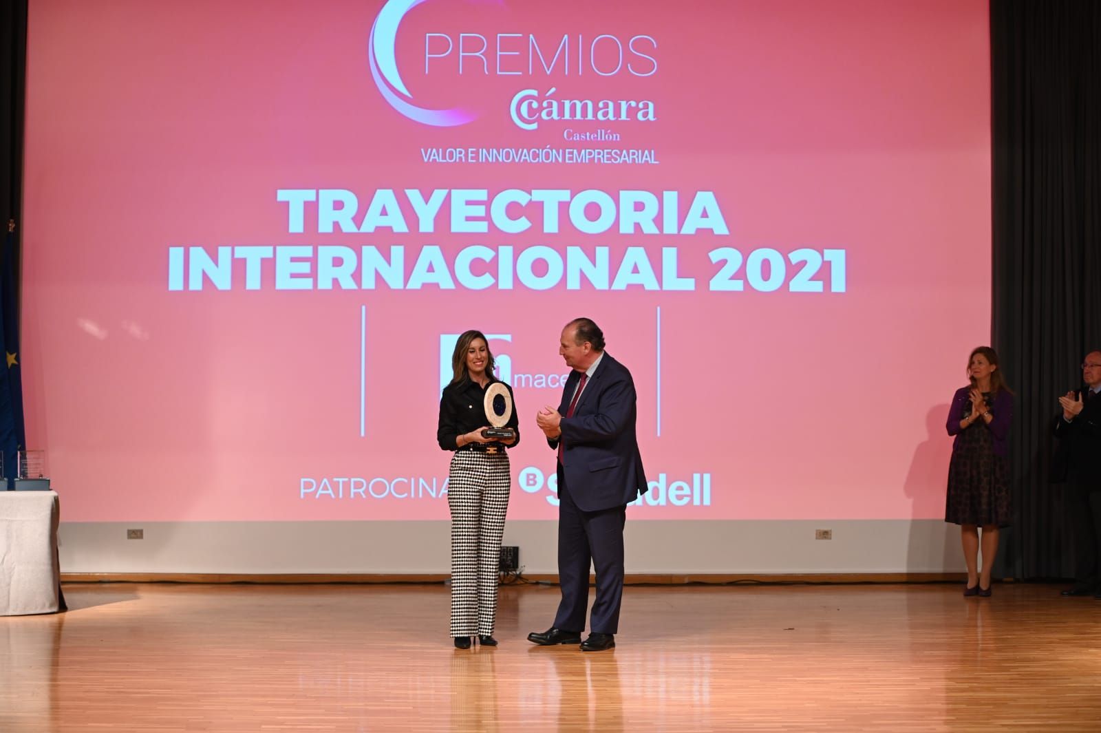 Entrega de premios en el acto de la Cámara de Comercio de Castellón