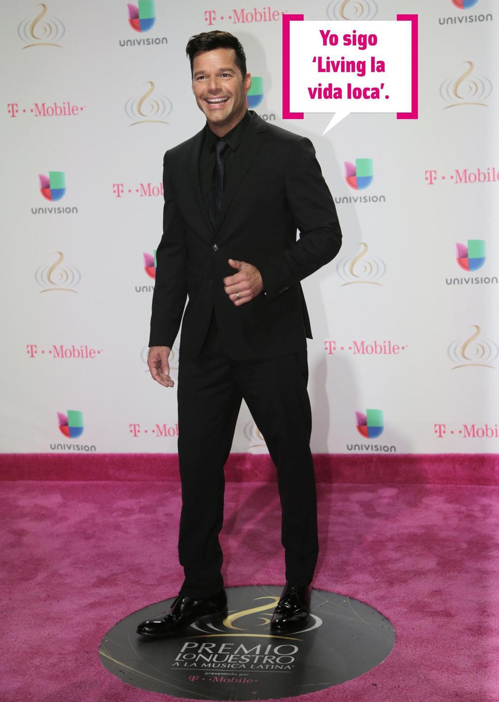 Ricky Martin en una entrega de premios