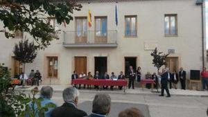 Acto de homenaje a Ricardo Díaz por sus 50 años al frente del Ayuntamiento de Castillejo DeMesleón.
