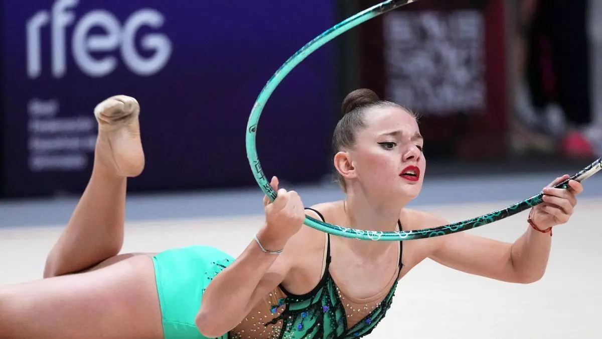 Las competiciones de gimnasia, a todo ritmo en el Ciutat de Castelló