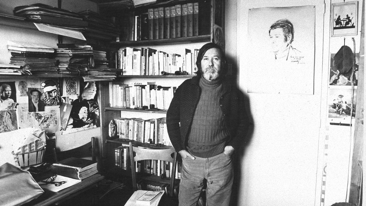 Francesc Candel, en la habitación donde escribió Els altres catalans Francesc Candel, en la habitación donde escribió Els altres catalans