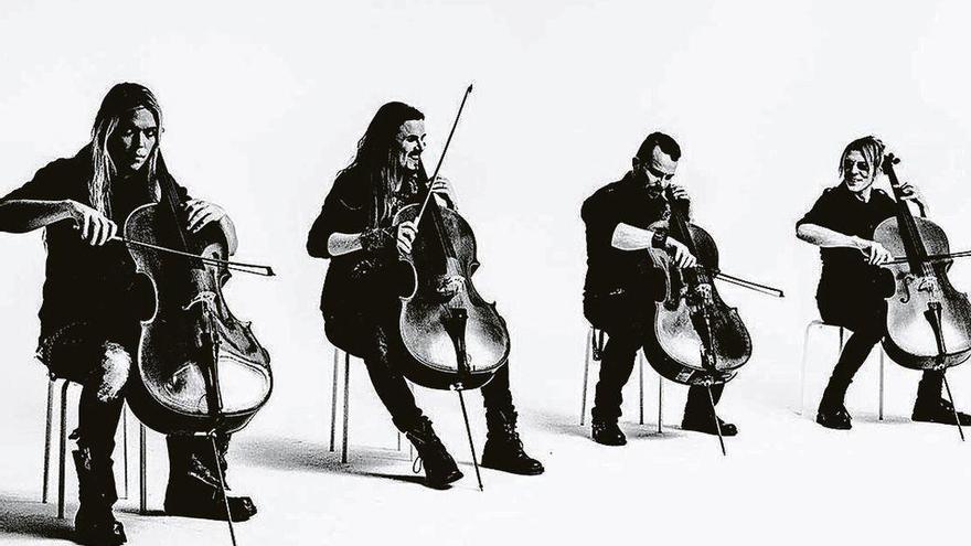 El grupo &quot;Apocalyptica&quot;.