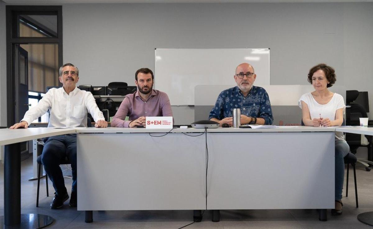 José María Ángel, Salva Almenar, Jorge Suárez y