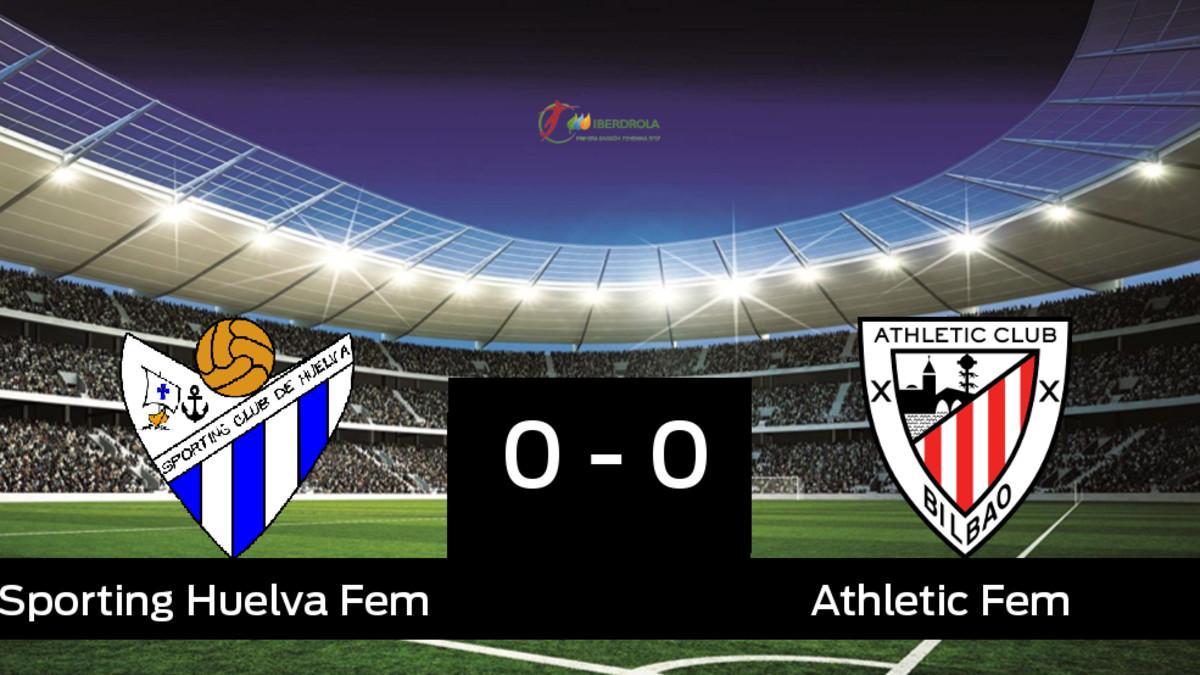 El Athletic Club logra un empate a cero frente al Sporting Huelva