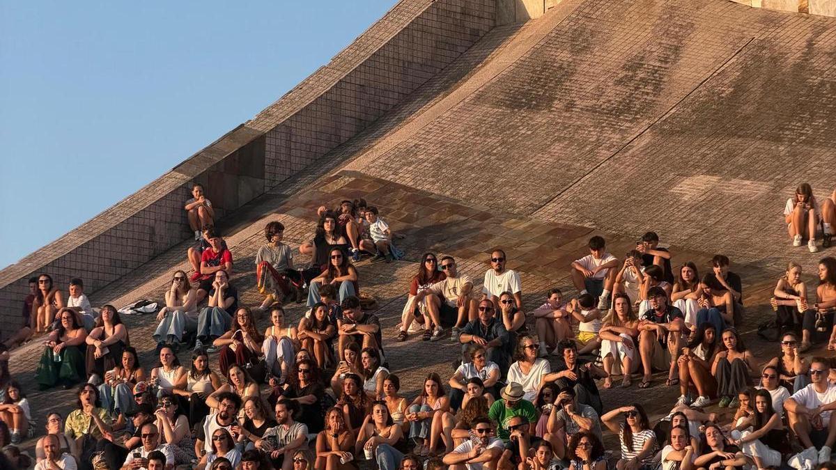 Público durante un concierto del Atardecer no Gaiás del pasado mes de julio