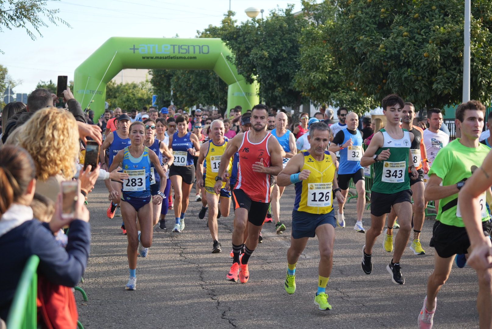 La carrera popular de la Cañada Real Soriana en imágenes