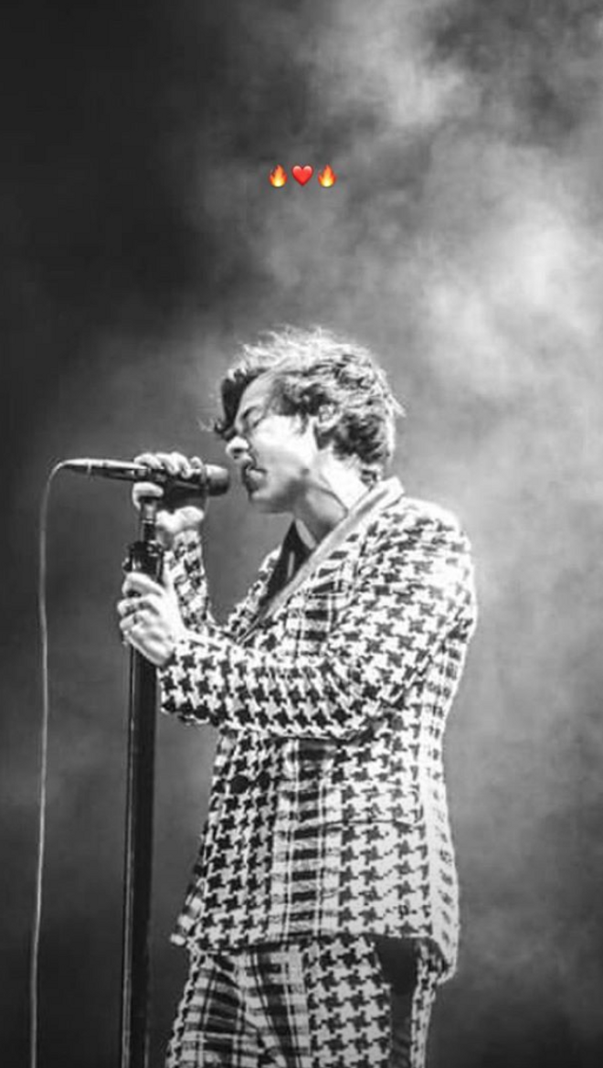 Harry Styles en su concierto en Barcelona