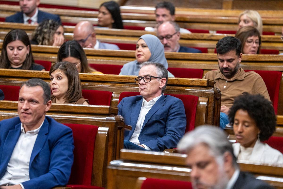 Pleno en el Parlament para la investidura de Salvador Illa