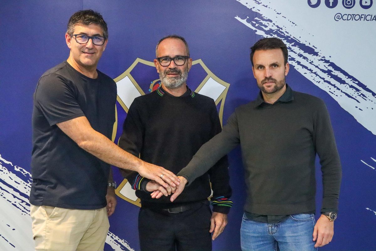 Mauro Pérez, Álvaro Cervera y Ayoze García.