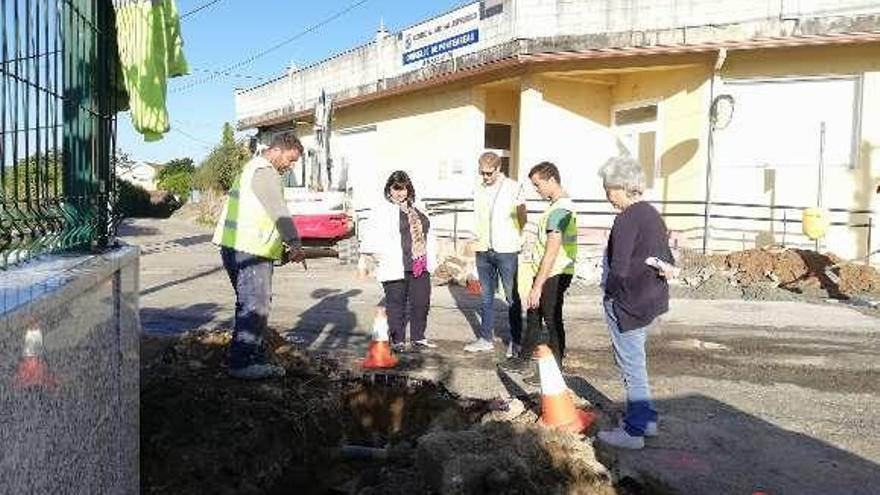 Garrote en las inmediaciones del centro Asprodico. // D.P.