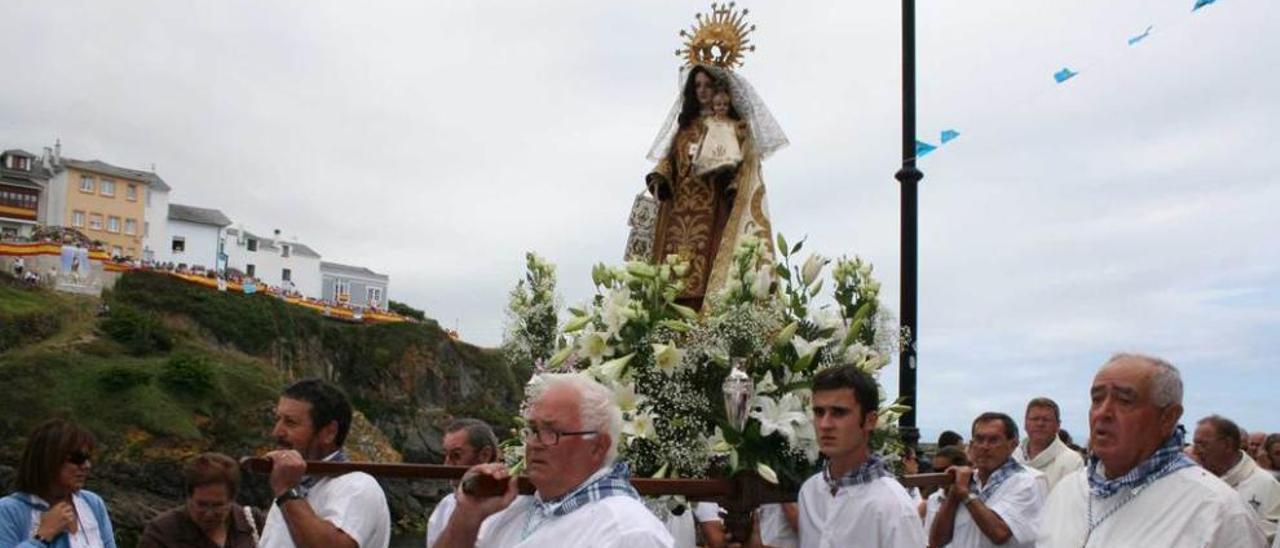 La procesión del Carmen en una pasada edición.