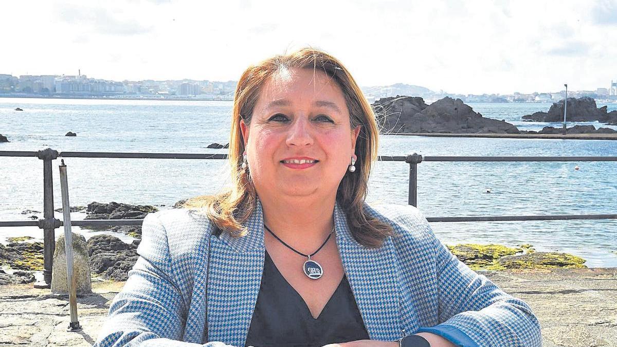 Dolores Silva, en el puerto de Santa Cruz.