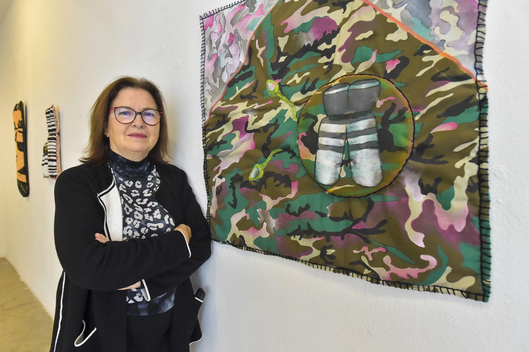 Exposición 'Tramas', de la artista Nela Ochoa, en la sala Saro León