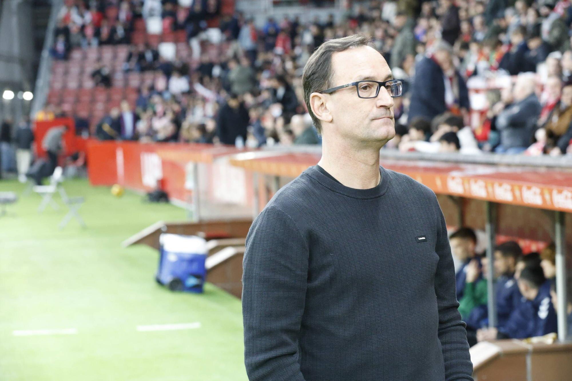 El partido entre el Sporting y el Eibar, en imágenes