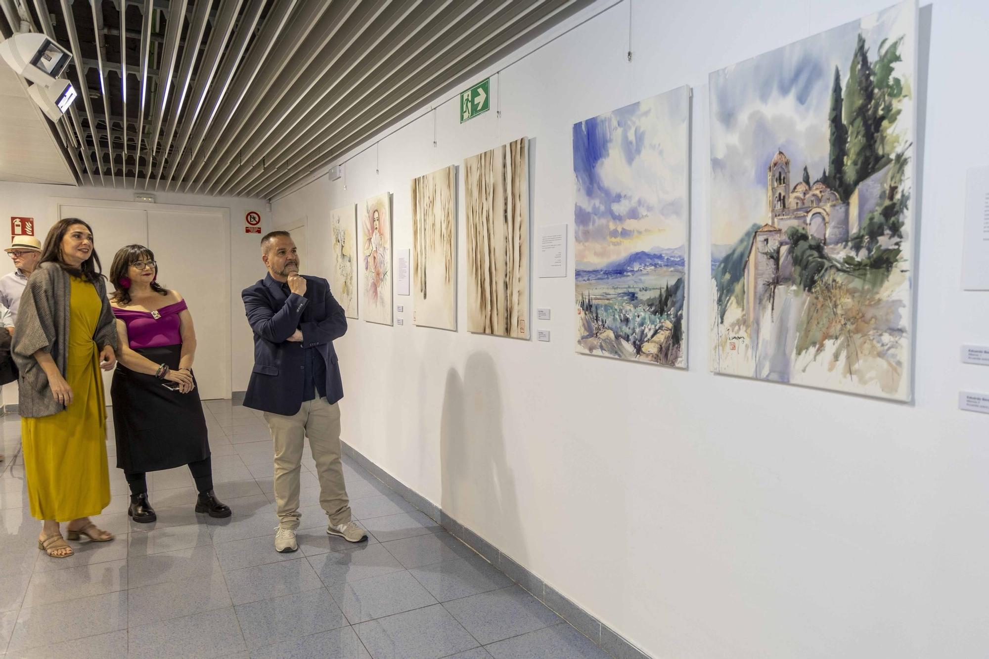 “Equinoccios”: tres artistas trazan un relato visual a través de la acuarela