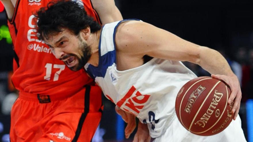 Sergio Llull, en un momento del partido.